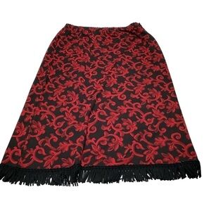 LENNIE for NINA‎ LEONARD Fringed Skirt - Size 1X